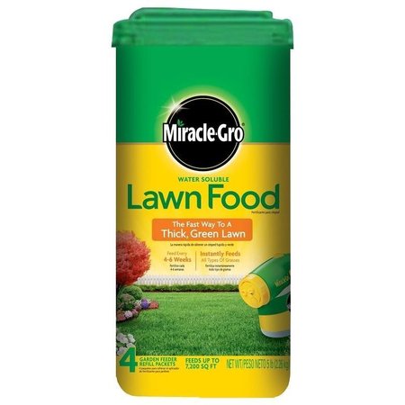 MIRACLE-GRO Water Soluble Lawn Food, Granule, Pantone Blue, Fertilizer, 5 lb Box 1001834
